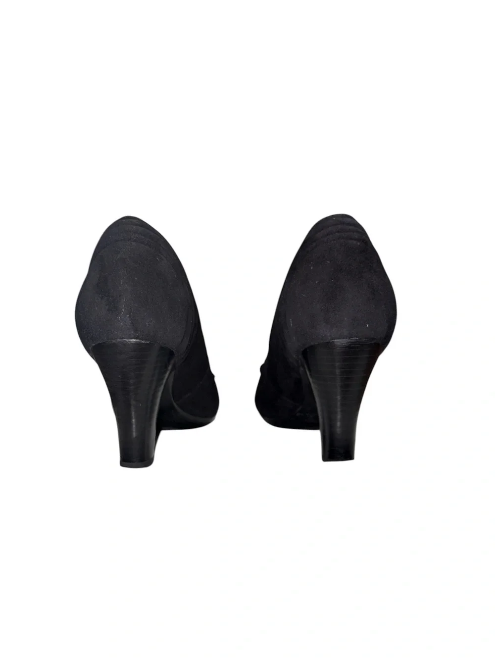 Clarks Artisan Society Ball Black Suede Leather Whimsygoth Pump Heels Size 8M - Picture 9 of 11